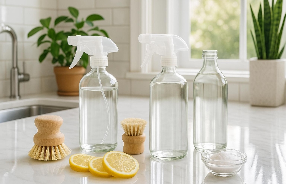 Natural homemade cleaning ingredients